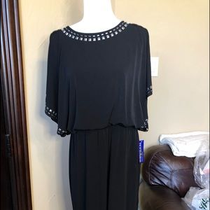 Peter Nygard black Flowy Dress